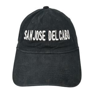 San Jose Dle Cabo Baseball Cap Black One Size Adjustable Embroidered Invasion